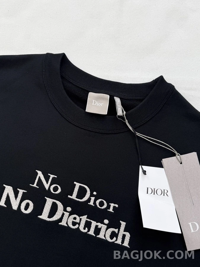 디올 디올 No No Dietrich 레터링 맨투맨 상세 이미지