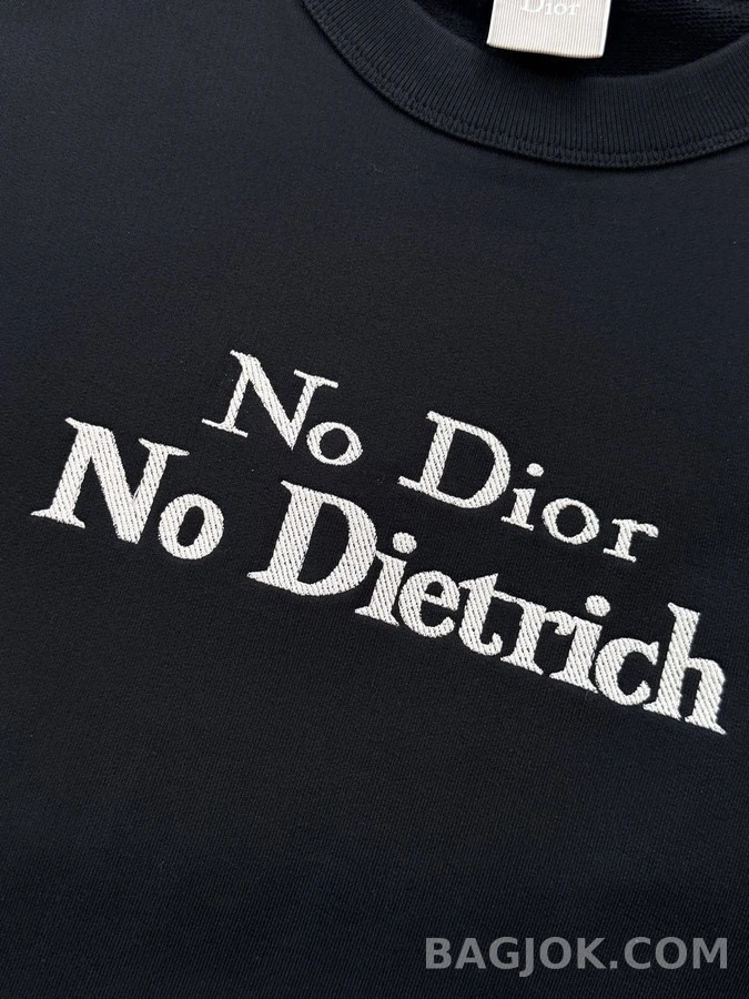 디올 디올 No No Dietrich 레터링 맨투맨 상세 이미지