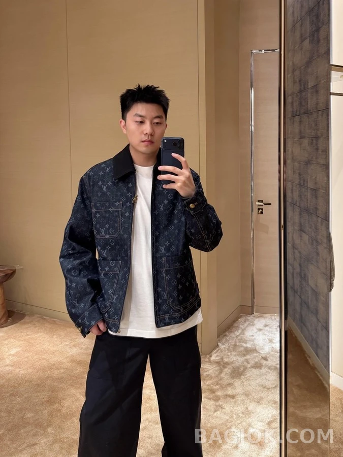 루이비통 루이비통 로고 디테일 와이드 팬츠 상세 이미지
