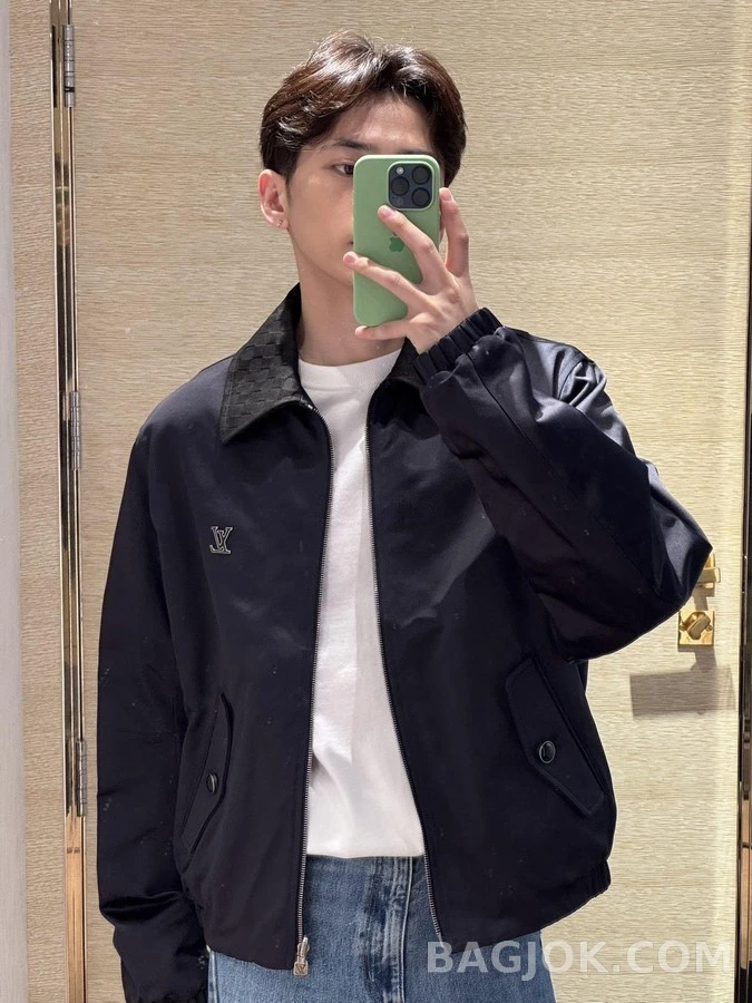 루이비통 루이비통 로고 새틴 리버서블 자켓 상세 이미지