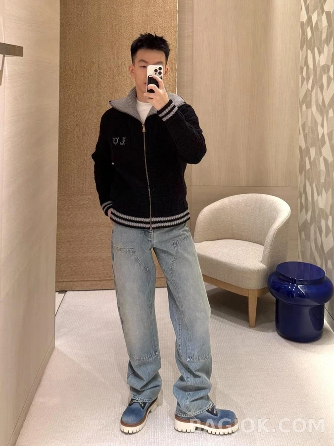 루이비통 루이비통 로고 워크웨어 데님 팬츠 상세 이미지
