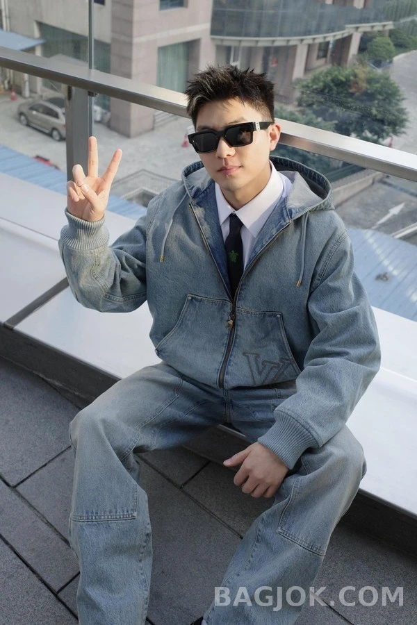 루이비통 루이비통 로고 워크웨어 데님 팬츠 상세 이미지