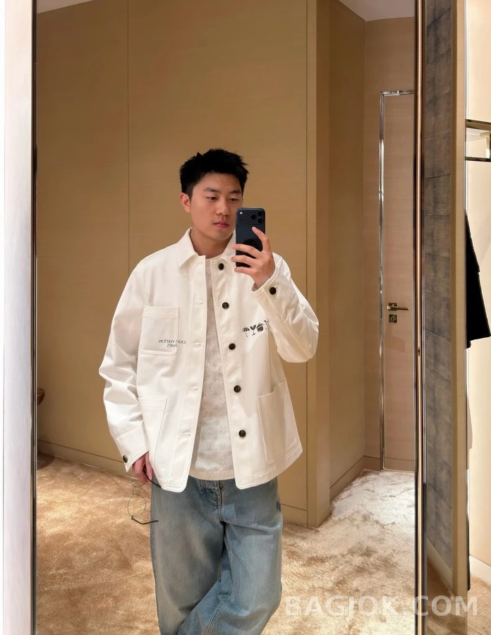 루이비통 루이비통 로고 워크웨어 셔츠 상세 이미지