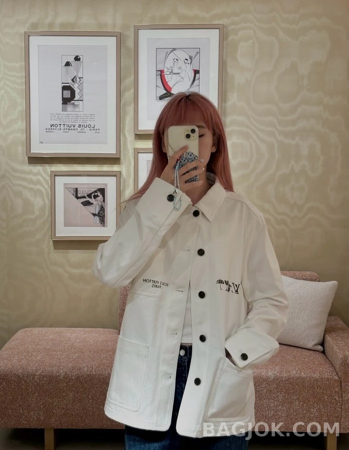 루이비통 루이비통 로고 워크웨어 셔츠 상세 이미지