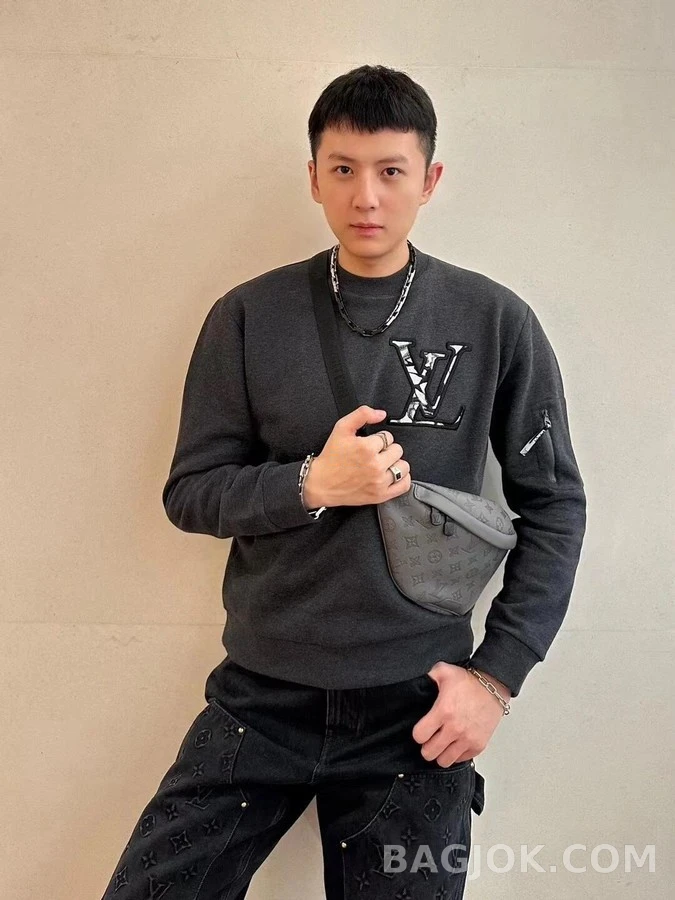 루이비통 루이비통 로고 자수 맨투맨 상세 이미지