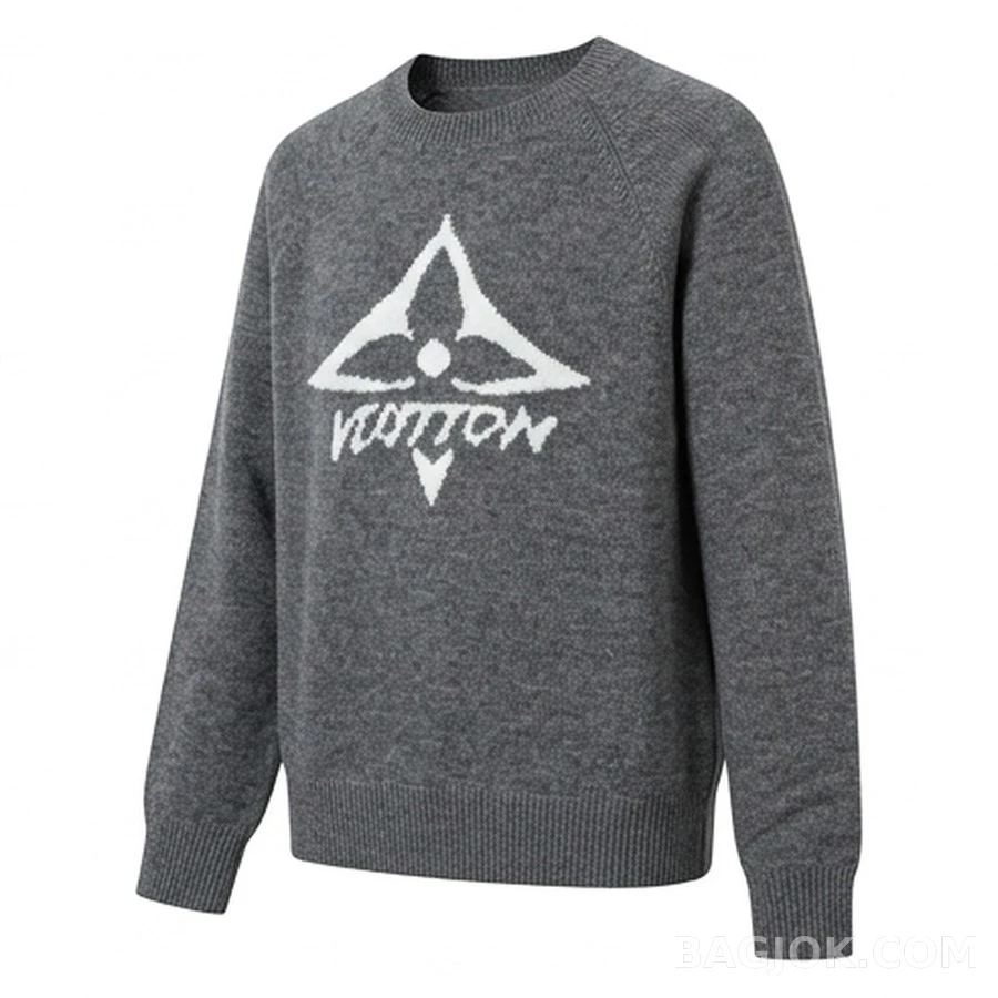 루이비통 루이비통 로고 자카드 니트 상세 이미지