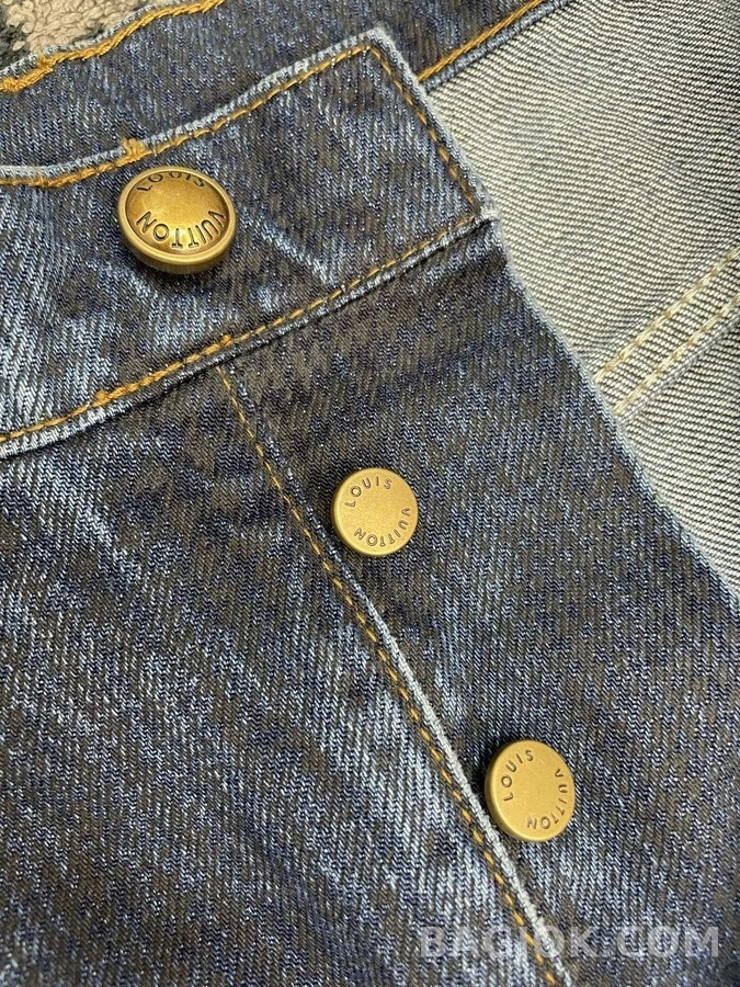 루이비통 루이비통 루즈핏 워싱 데님 팬츠 상세 이미지