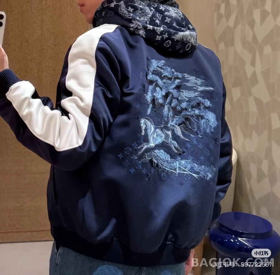 루이비통 루이비통 마년 한정 자수 스타디움 자켓 상세 이미지