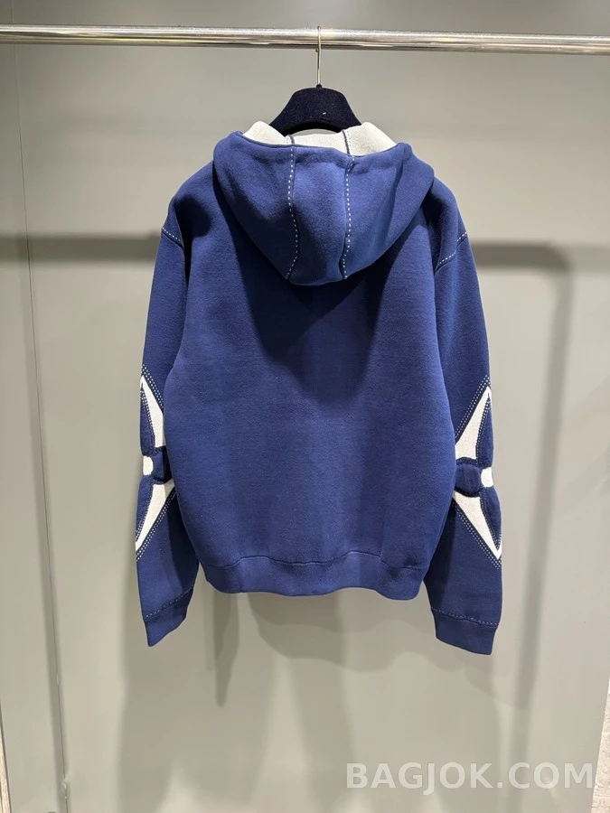 루이비통 루이비통 면 연결 후드 집업 상세 이미지