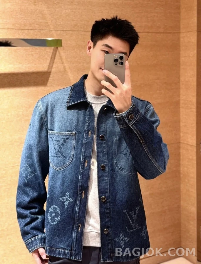 루이비통 루이비통 모노그램 그라데이션 데님 자켓 상세 이미지