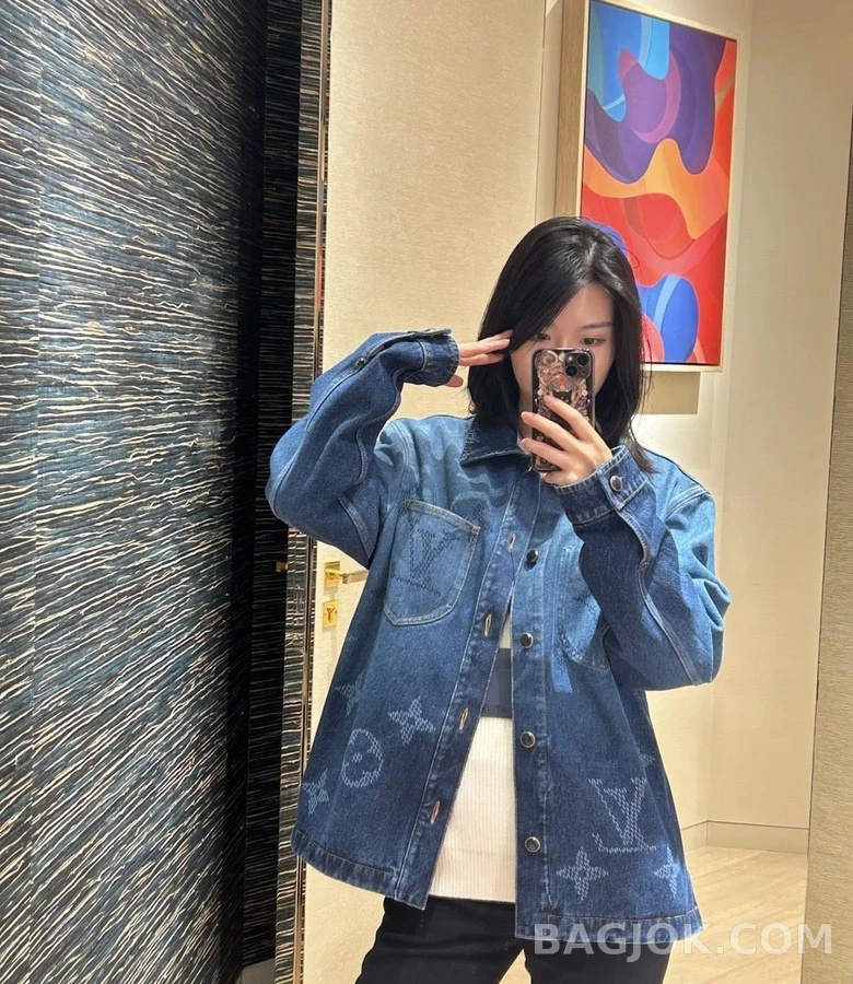 루이비통 루이비통 모노그램 그라데이션 데님 자켓 상세 이미지