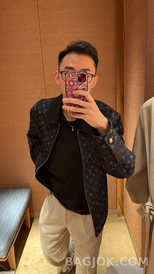 루이비통 루이비통 모노그램 데님 워크 자켓 상세 이미지