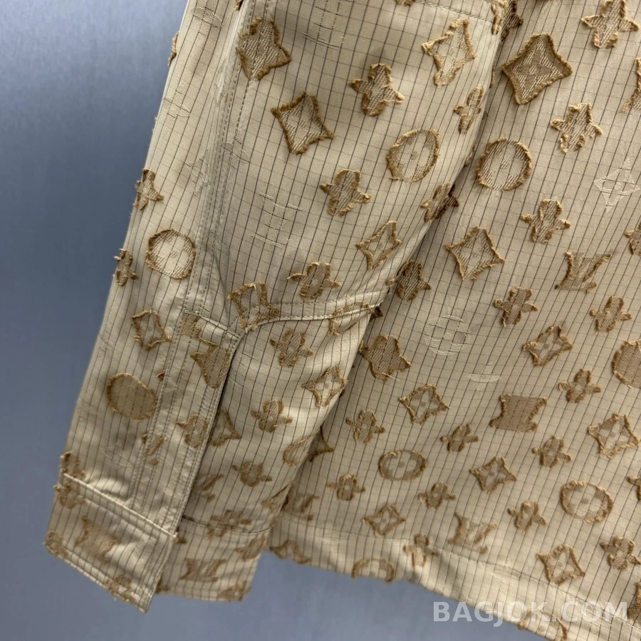 루이비통 루이비통 모노그램 립스탑 지퍼 셔츠 자켓 상세 이미지
