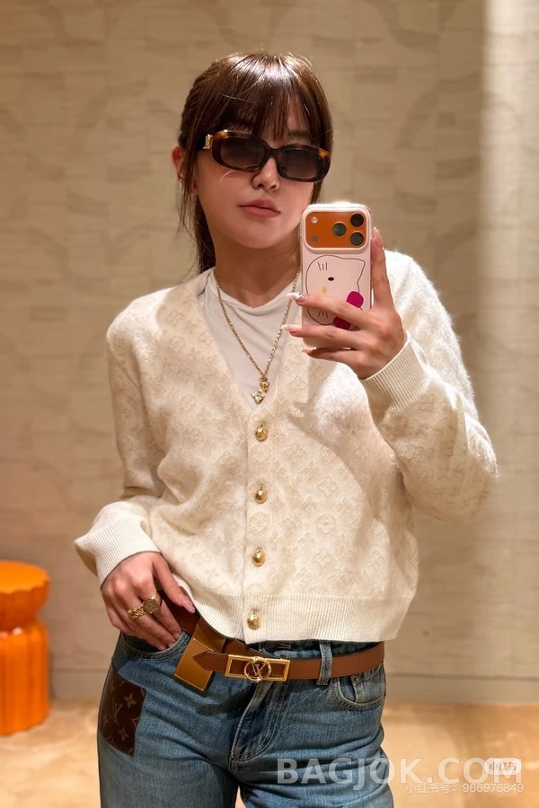 루이비통 루이비통 모노그램 모헤어 가디건 상세 이미지