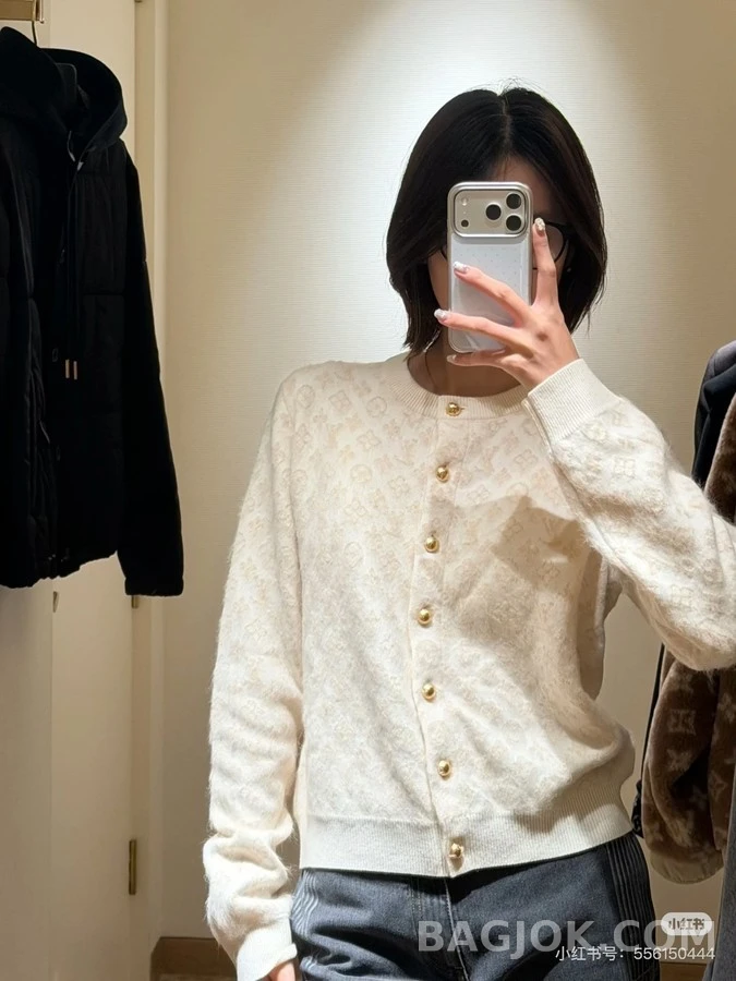 루이비통 루이비통 모노그램 모헤어 가디건 상세 이미지