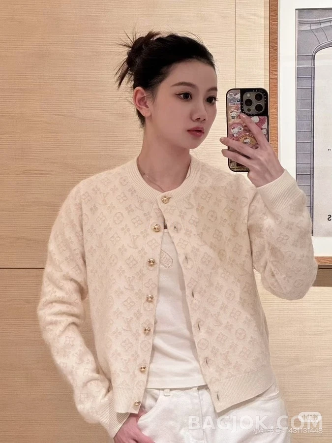 루이비통 루이비통 모노그램 모헤어 가디건 상세 이미지