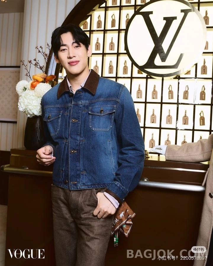 루이비통 루이비통 모노그램 배색 데님 자켓 상세 이미지