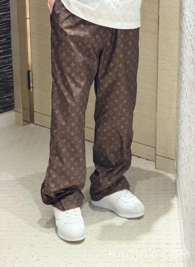 루이비통 루이비통 모노그램 실크 드로스트링 팬츠 상세 이미지