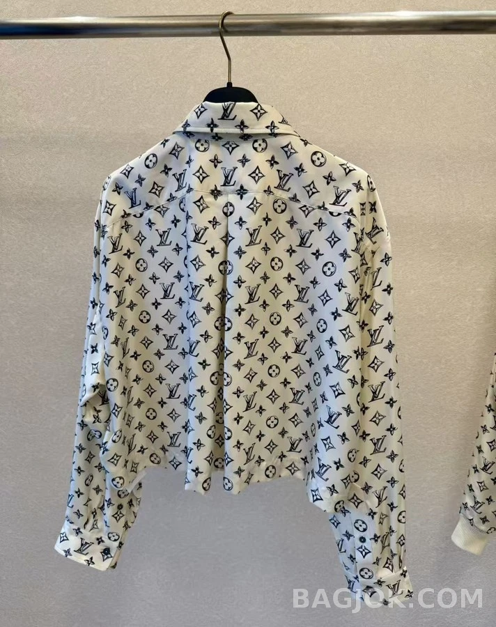 루이비통 루이비통 모노그램 실크 셔츠 상세 이미지