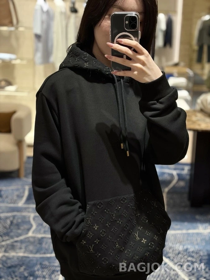 루이비통 루이비통 모노그램 압인 후드티 상세 이미지