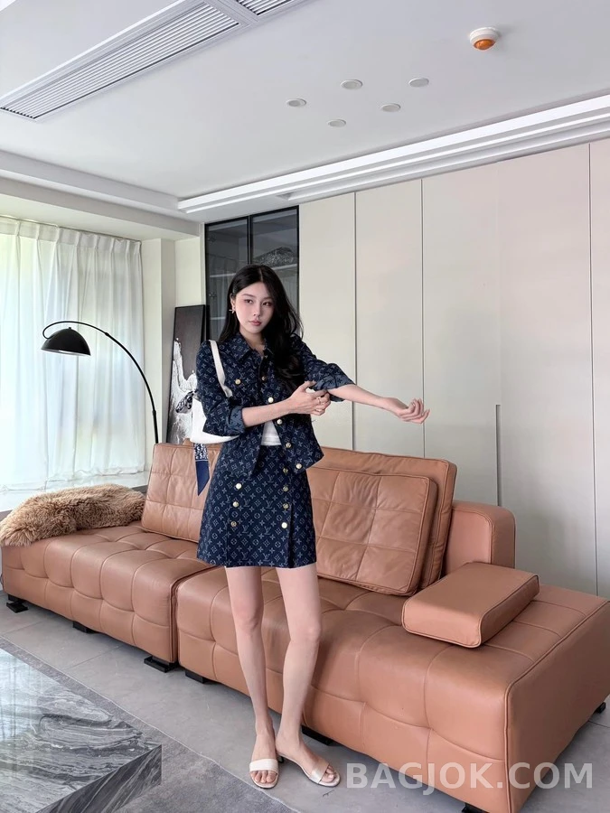 루이비통 루이비통 모노그램 자카드 미니 스커트 상세 이미지