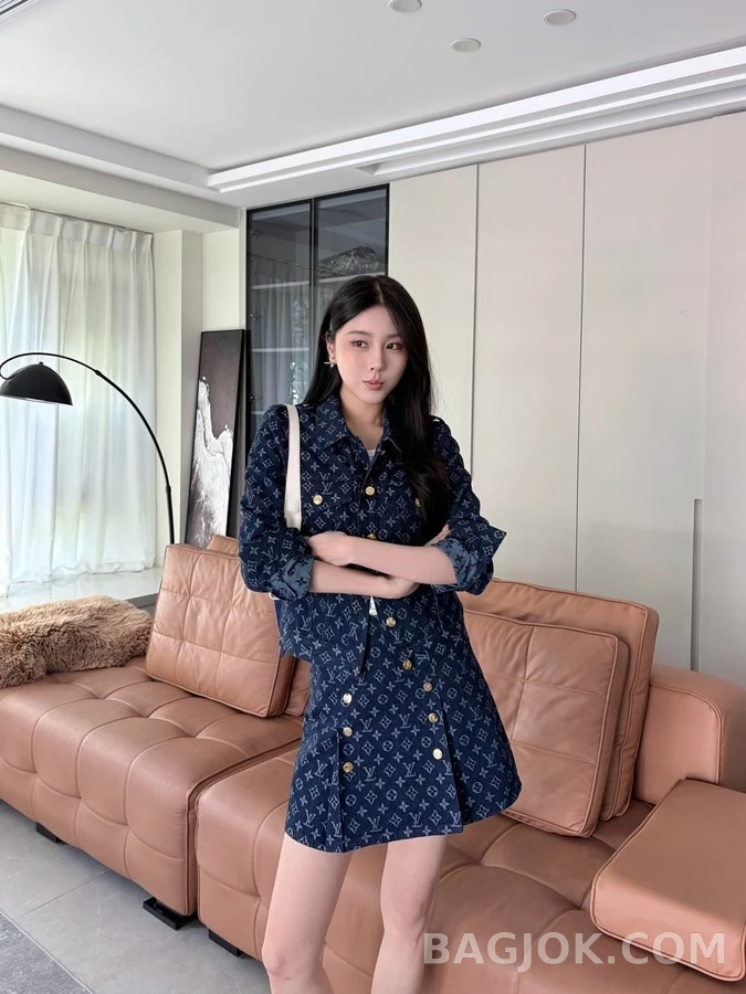 루이비통 루이비통 모노그램 자카드 미니 스커트 상세 이미지
