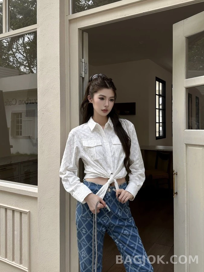 루이비통 루이비통 모노그램 자카드 셔츠 상세 이미지