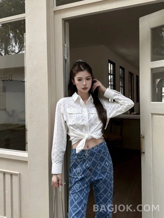 루이비통 루이비통 모노그램 자카드 셔츠 상세 이미지