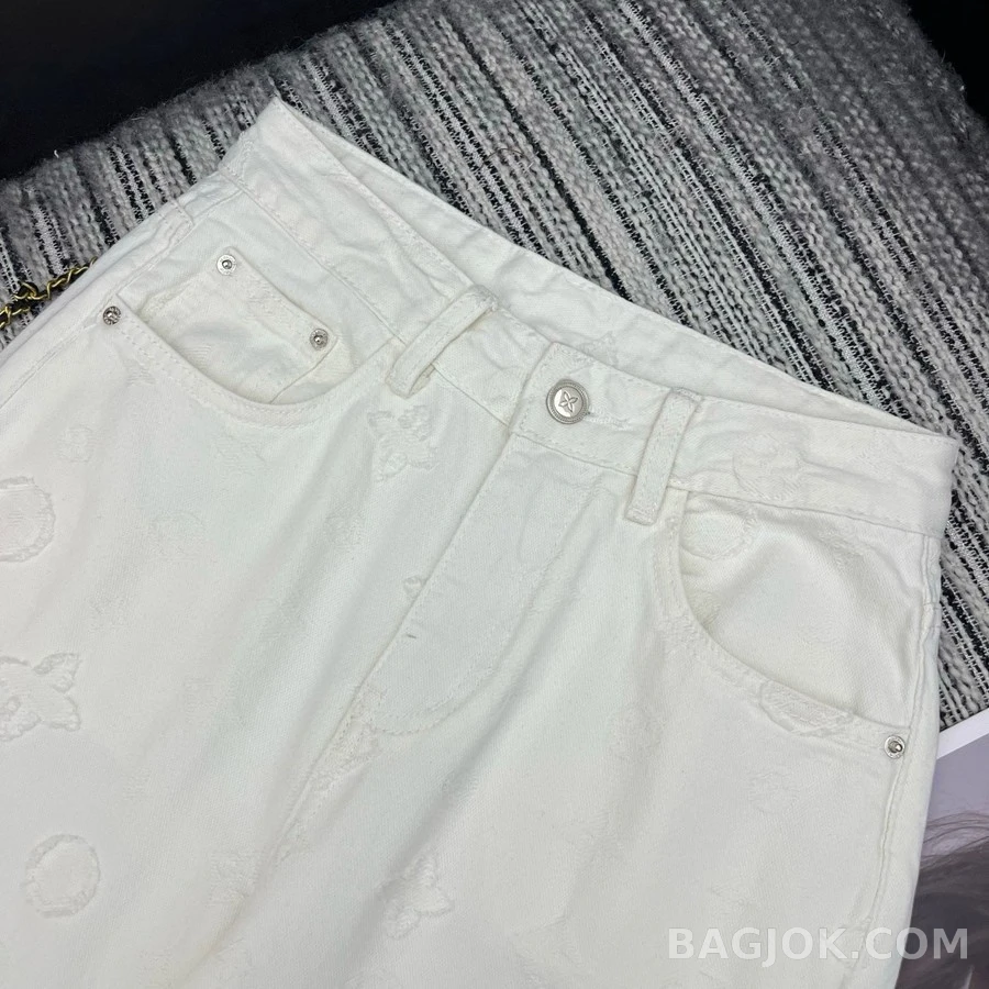 루이비통 루이비통 모노그램 자카드 스트레이트 데님 상세 이미지