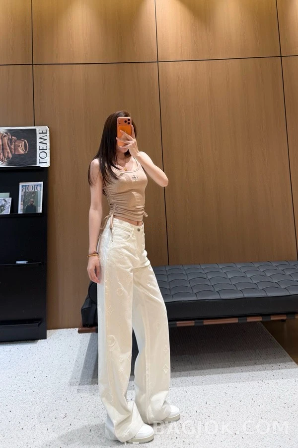루이비통 루이비통 모노그램 자카드 스트레이트 데님 상세 이미지
