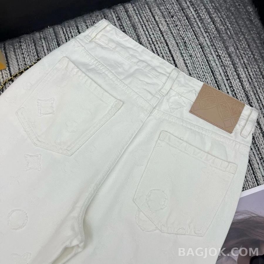 루이비통 루이비통 모노그램 자카드 스트레이트 데님 상세 이미지