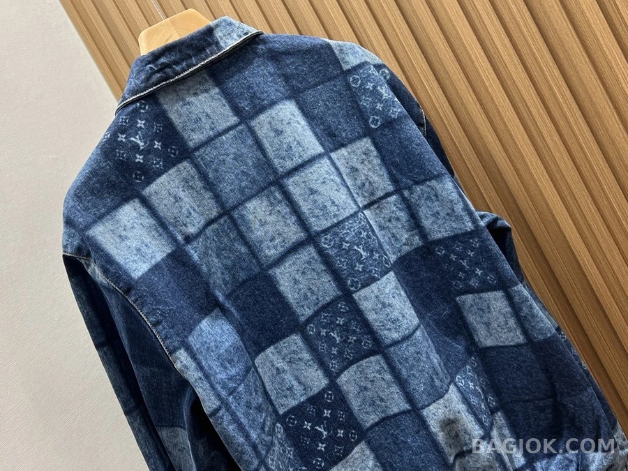 루이비통 루이비통 모노그램 체크 데님 자켓 상세 이미지