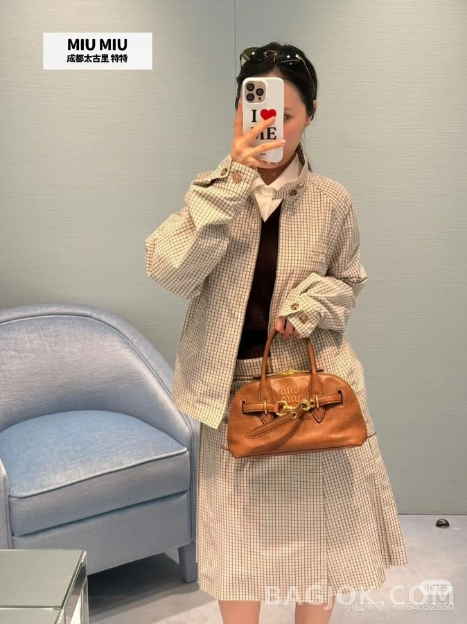 루이비통 루이비통 모노그램 체크 스탠드넥 자켓 상세 이미지