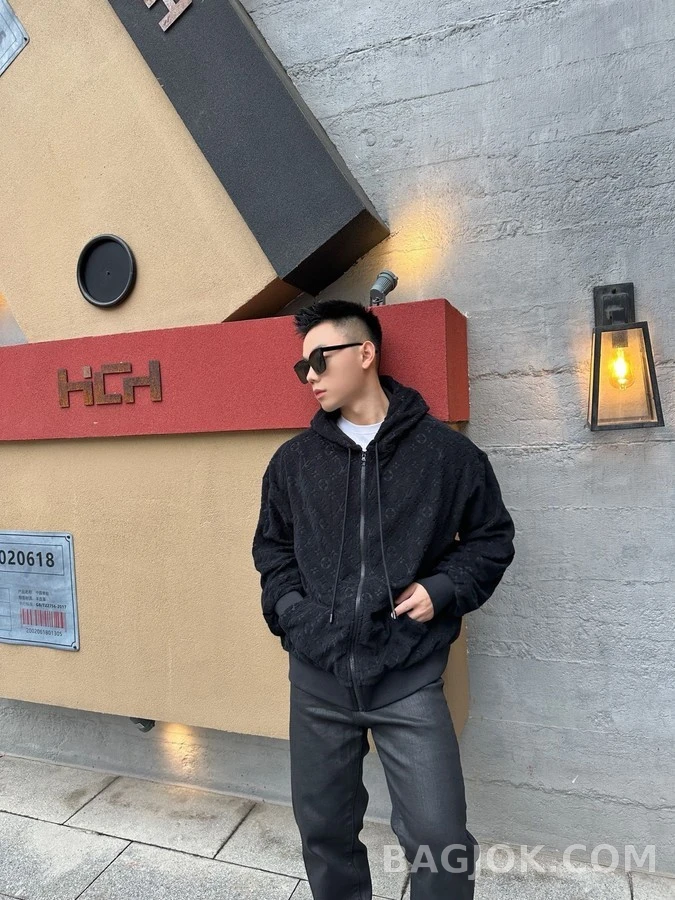 루이비통 루이비통 모노그램 타월 코튼 집업 후드 상세 이미지