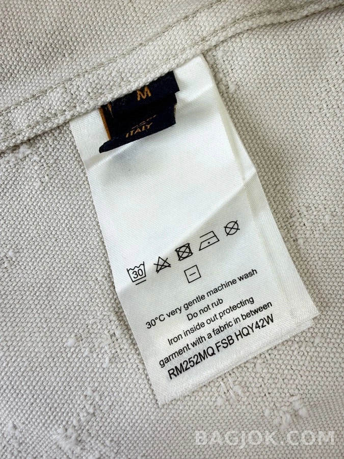 루이비통 루이비통 모노그램 텍스처 데님 셔츠 상세 이미지