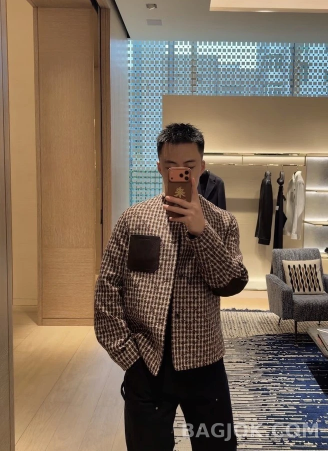 루이비통 루이비통 모노그램 트위드 자켓 상세 이미지