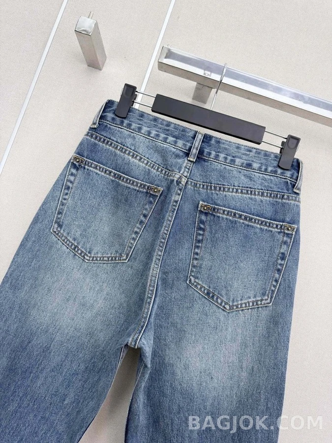 루이비통 루이비통 모노그램 패치 스트레이트 팬츠 상세 이미지