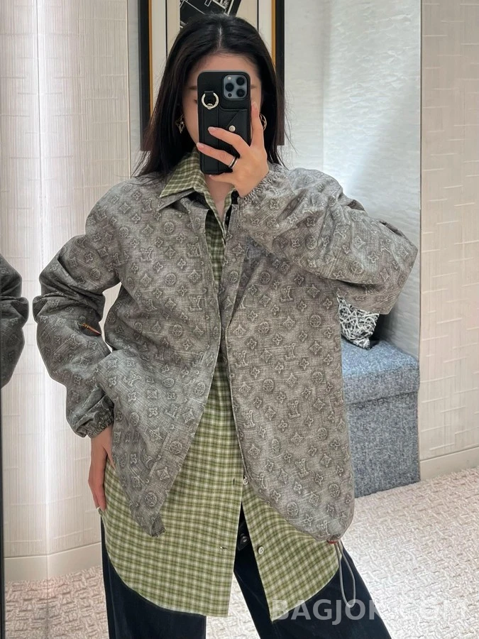 루이비통 루이비통 모노그램 프린트 재킷 상세 이미지