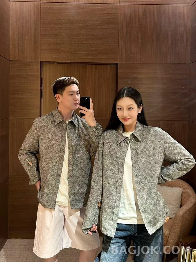 루이비통 루이비통 모노그램 프린트 재킷 상세 이미지