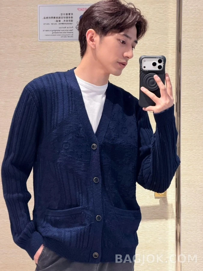 루이비통 루이비통 모노그램 플라워 가디건 상세 이미지
