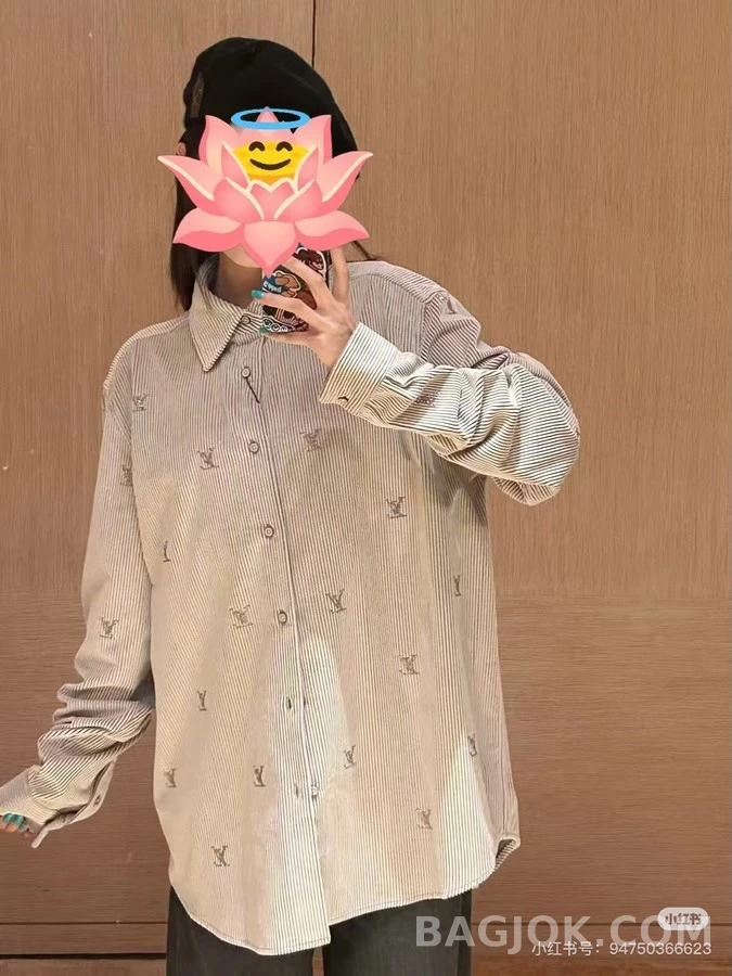 루이비통 루이비통 모노그램 핫픽스 코듀로이 셔츠 상세 이미지