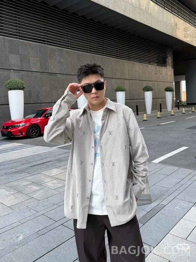 루이비통 루이비통 모노그램 핫픽스 코듀로이 셔츠 상세 이미지