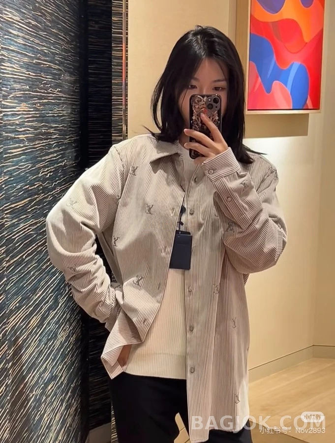 루이비통 루이비통 모노그램 핫픽스 코듀로이 셔츠 상세 이미지
