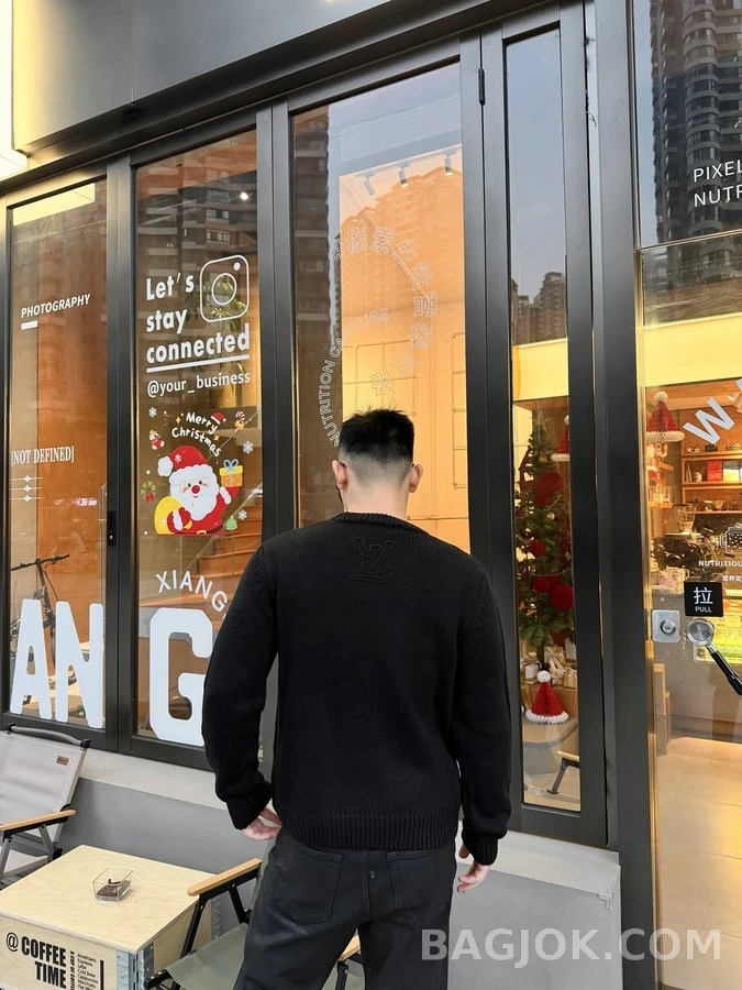 루이비통 루이비통 모노그램 镂空 니트 상세 이미지