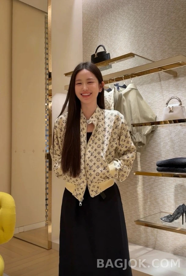 루이비통 루이비통 벨트 패턴 실크 자켓 상세 이미지