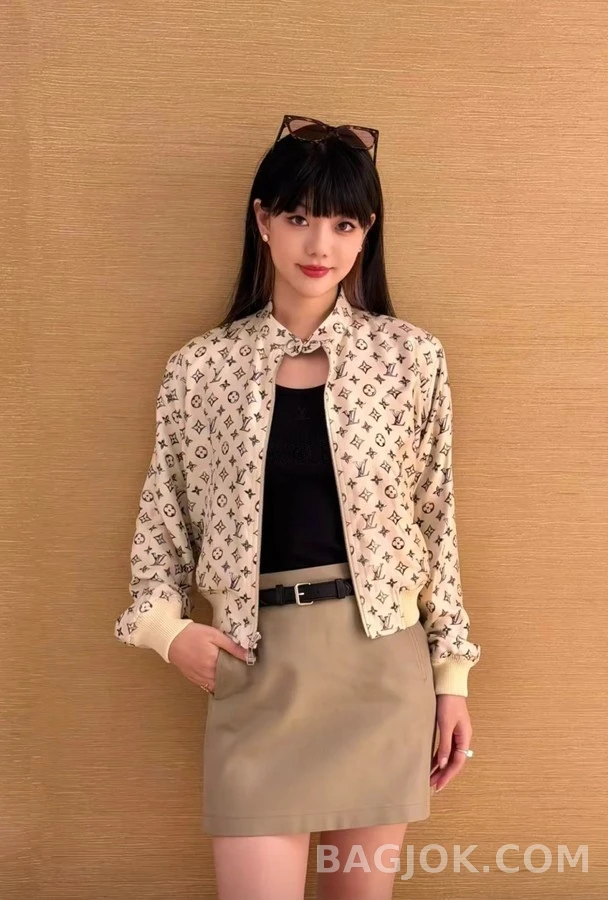 루이비통 루이비통 벨트 패턴 실크 자켓 상세 이미지