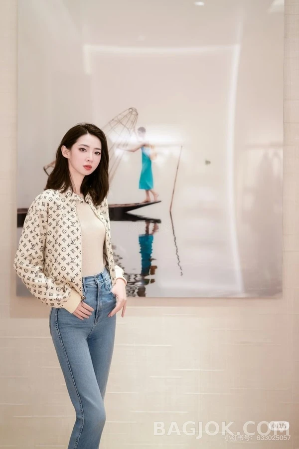 루이비통 루이비통 벨트 패턴 실크 자켓 상세 이미지