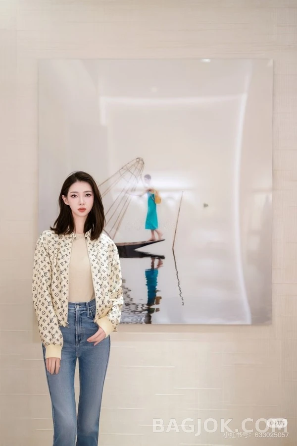 루이비통 루이비통 벨트 패턴 실크 자켓 상세 이미지