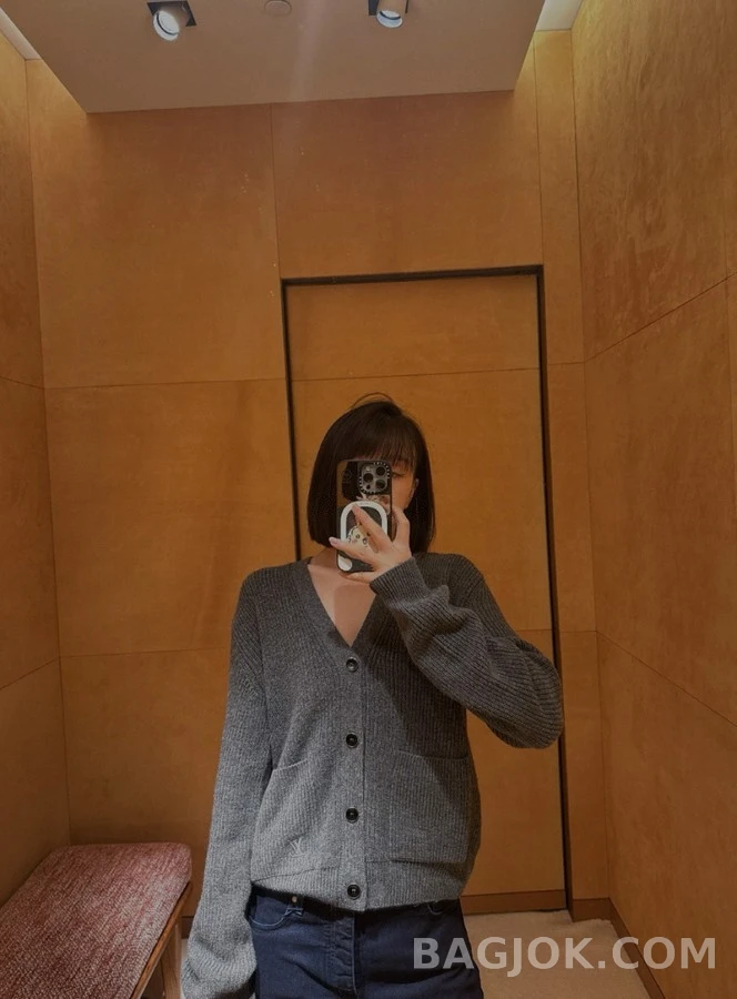 루이비통 루이비통 산양털 혼방 가디건 상세 이미지