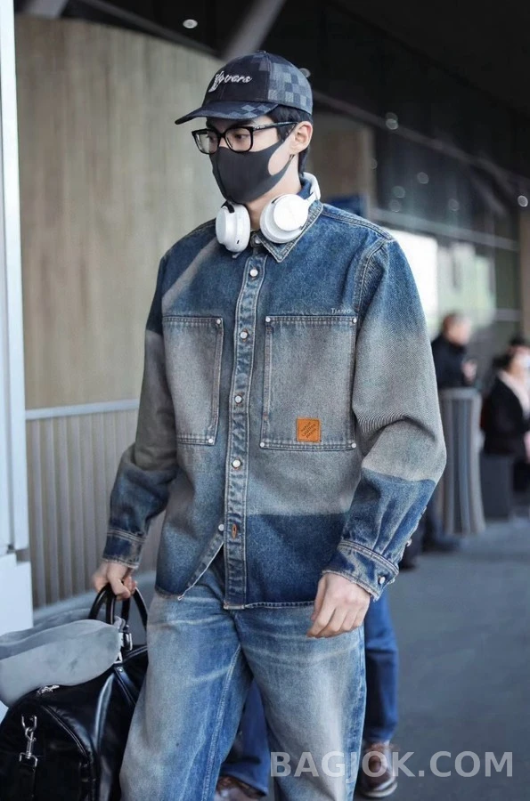 루이비통 루이비통 선페이드 데님 셔츠 상세 이미지